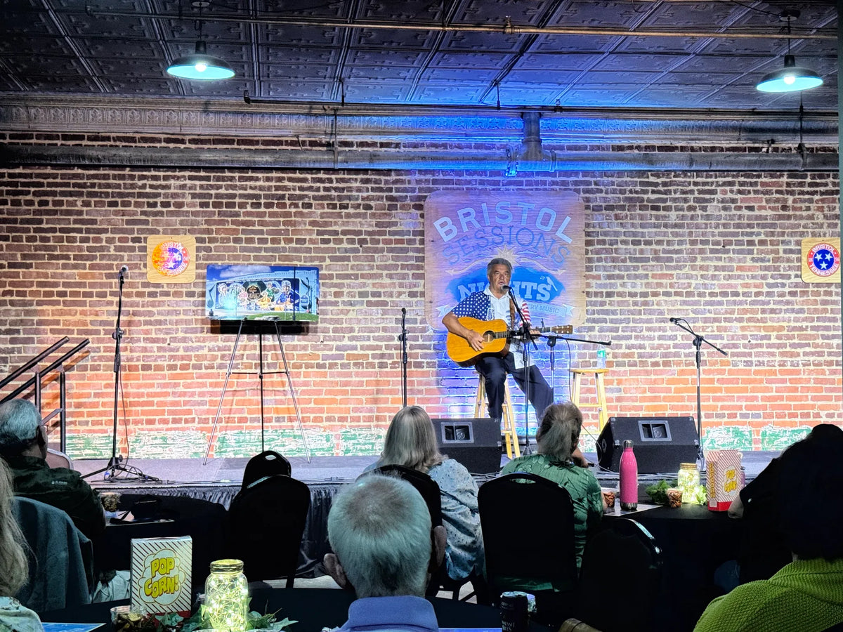 Tim White performing in the Bristol Listening Room at Bristol Sessions Nights: Mountain Songs, Bristol Listening Room, L.C. King Building, Bristol, Tennessee